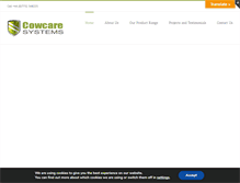 Tablet Screenshot of cowcaresystems.com